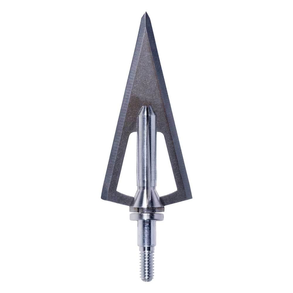 Fixed Blade Broadheads by Steel Force Premium beveled blade 100 Grain 1-inch Cut Arrow Head.