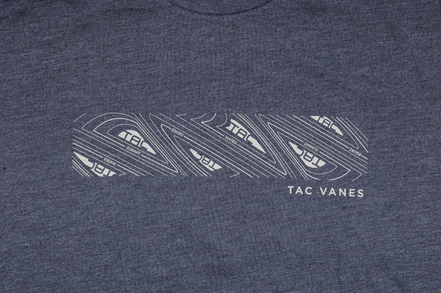 Branded TAC Vanes T-Shirt, Color: Gray Color (Arrow Wrap Image)