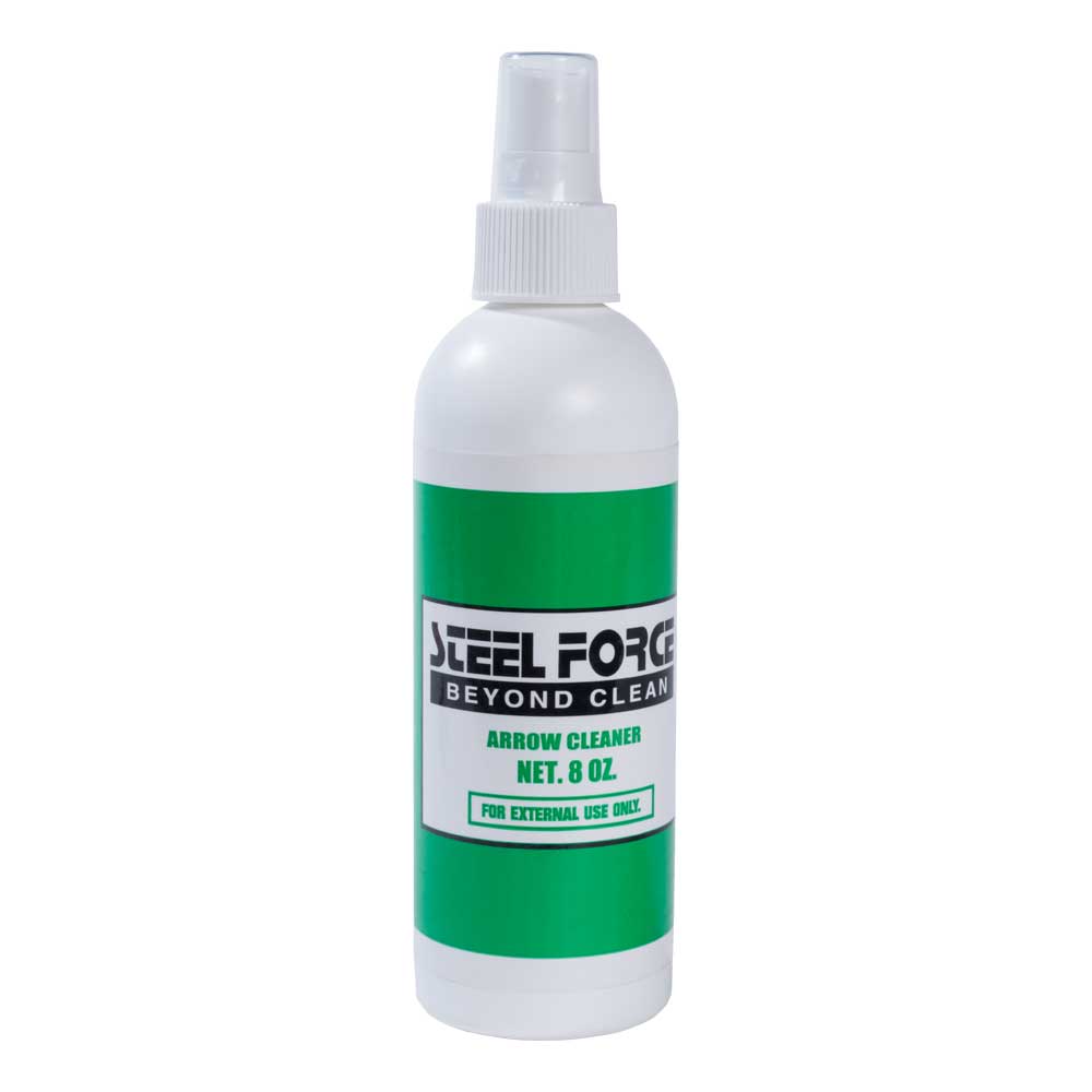 Steel Force Beyond Clean Arrow Cleaner 8oz Bottle.