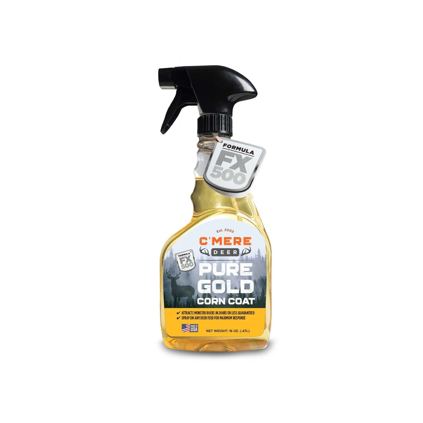 Pure Gold Deer Attractant Spray – Liquid Feed Additive to Draw in Bucks