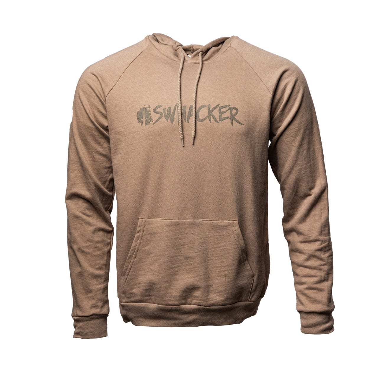 SWHACKER Hooded Sweatshirt logo Almond Color - Front