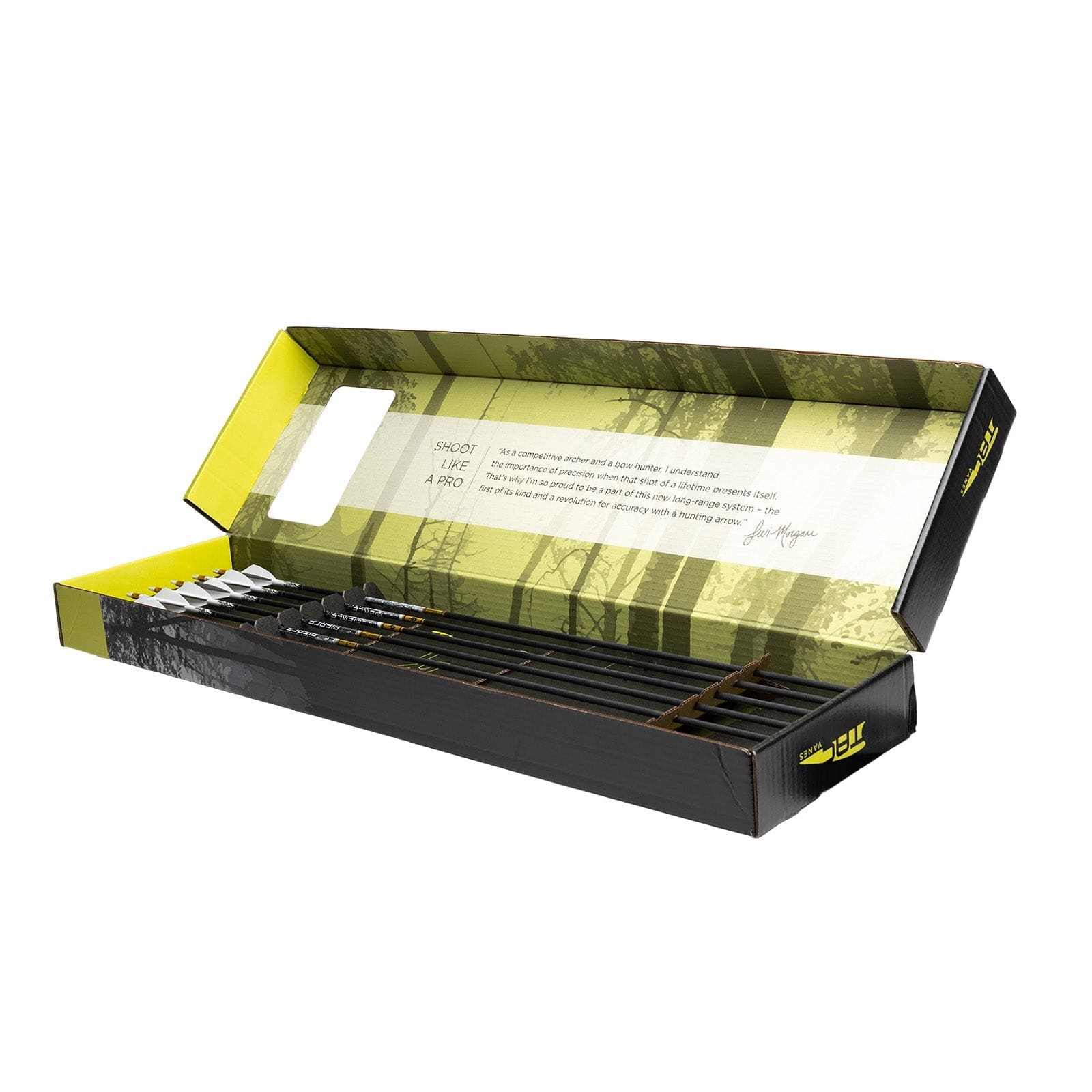 TAC Vanes LRP Gold Tip .166 Arrow Package (6-pack)