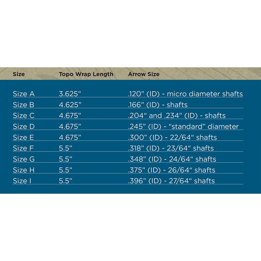 TAC Vanes TOPO Wraps
