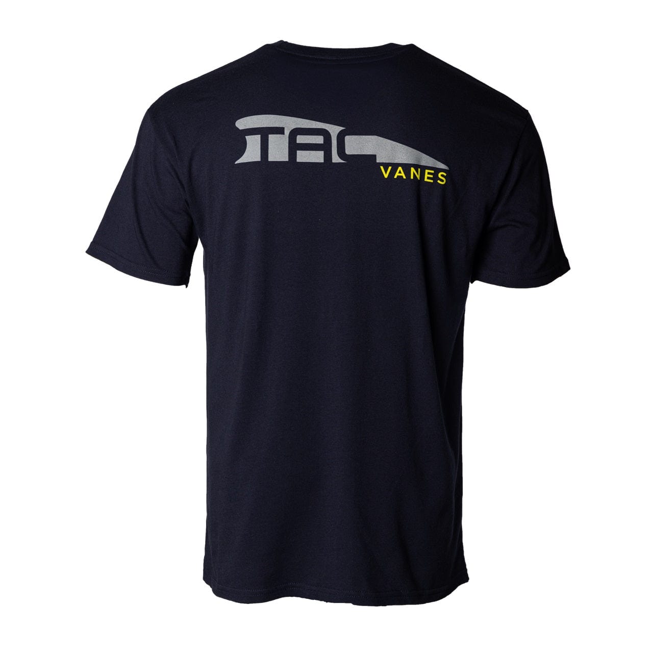 Branded TAC Vanes T-Shirt, Color: Navy Blue (Back)