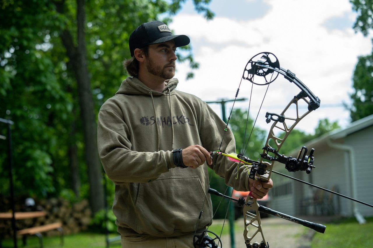 Swhacker Logo Hooded Sweatshirt - Heather Green
