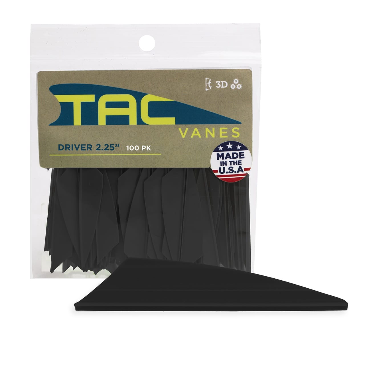 TAC Vanes Driver 2.25-inch Vane + Adhesion Kit Bundle