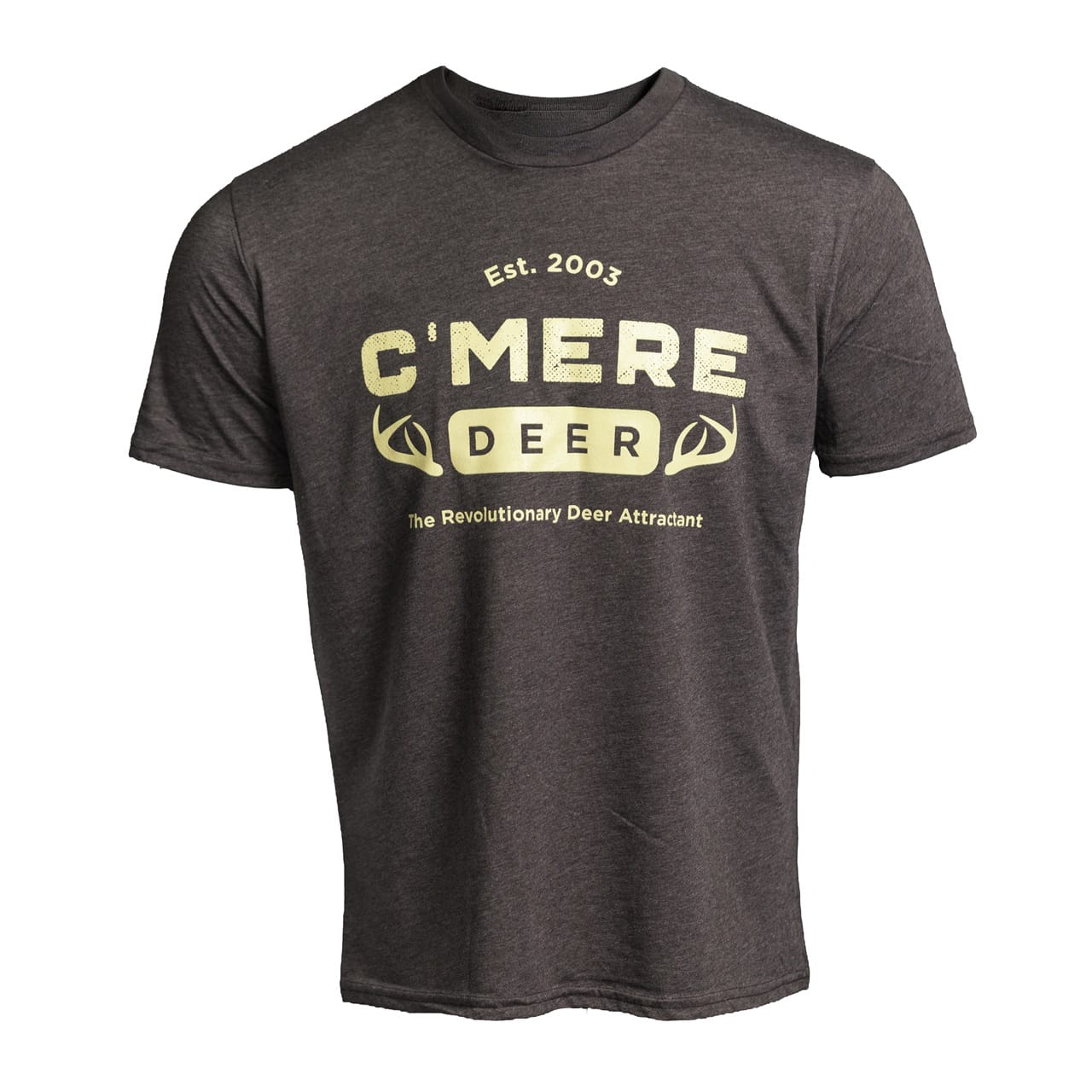 C'Mere Deer Heather Brown T-Shirt