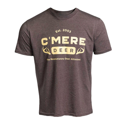 C'Mere Deer Heather Brown T-Shirt