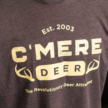 C'Mere Deer Heather Brown T-Shirt