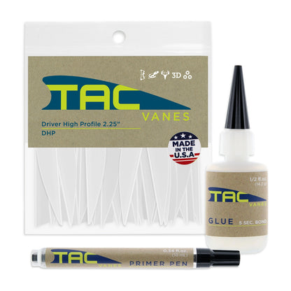 TAC Vanes Driver High Profile 2.25-inch Vane + Adhesion Kit Bundle