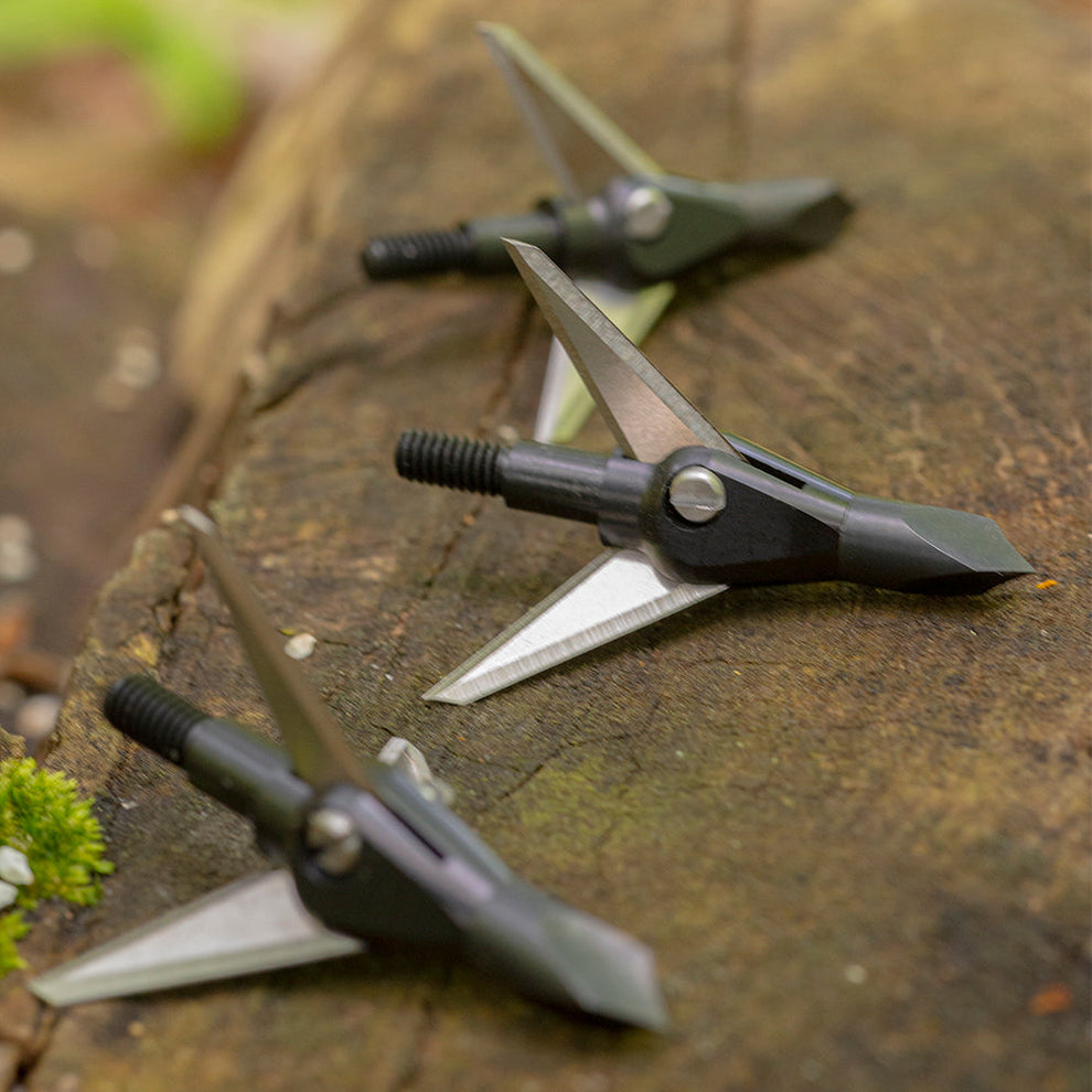 SWHACKER | 3 Blade Fixed Broadheads | 262 Levi Morgan Series – FL Outdoors