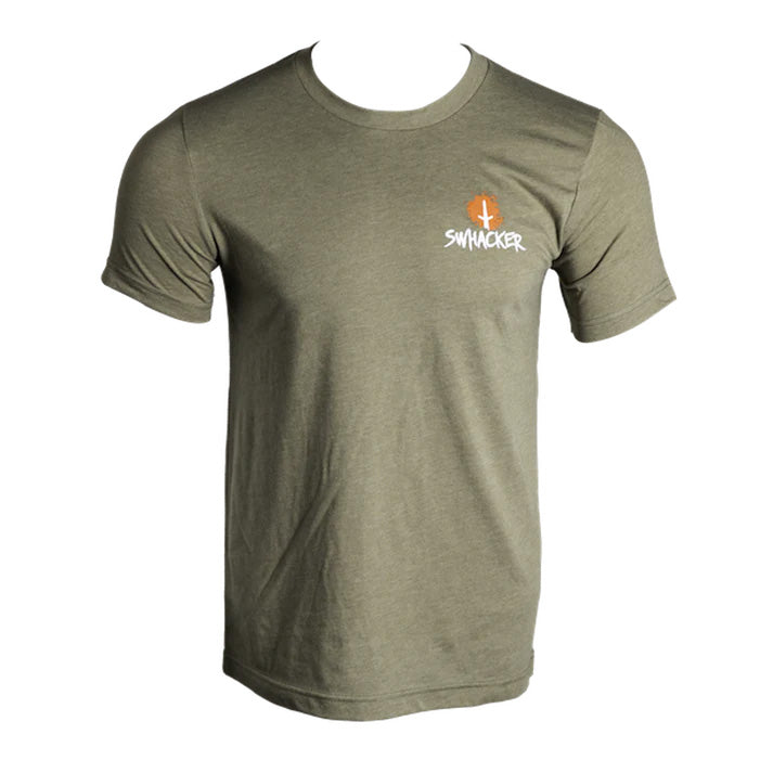 Swhacker Logo T-Shirt - Heather Olive