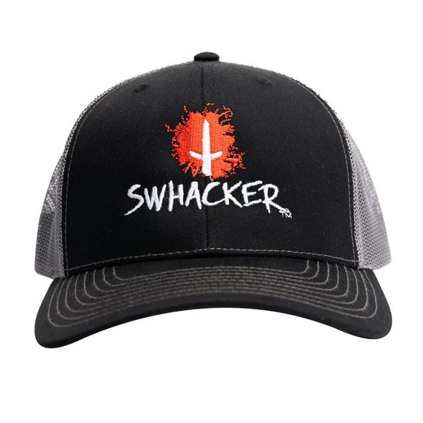 SWHACKER Logo Cap | Black & Charcoal | Adjustable Six Panel Hat