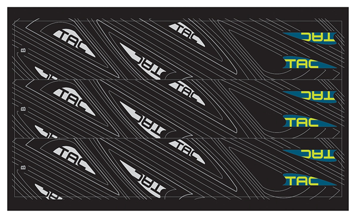 TAC Vanes Black TOPO Wraps