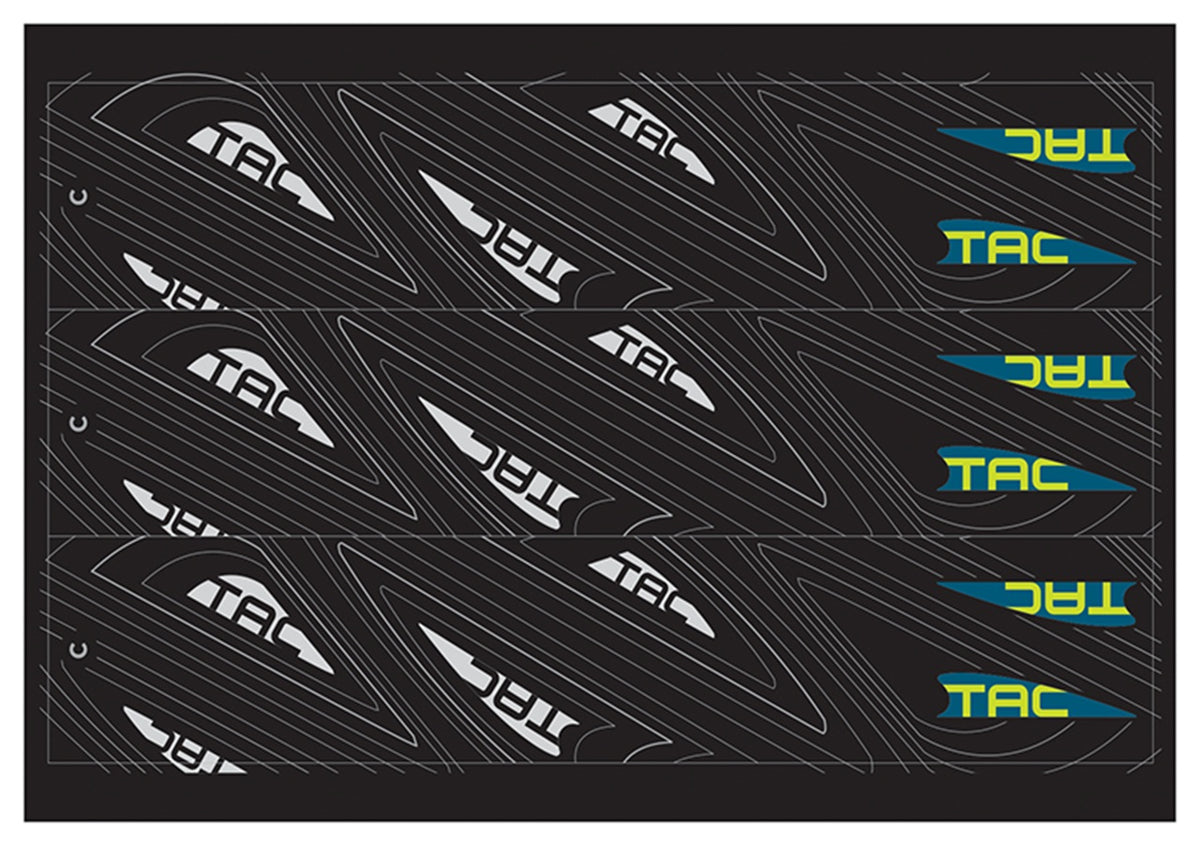 TAC Vanes Black TOPO Wraps