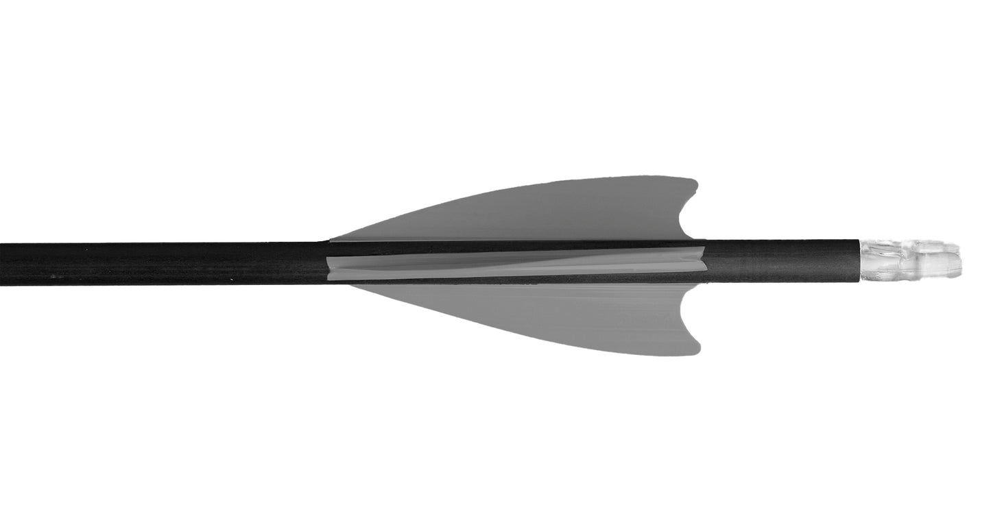 Gray TAC Vanes Matrix 1.75-Inch Low-Profile Arrow Fletching Vane for Hunting and Archery