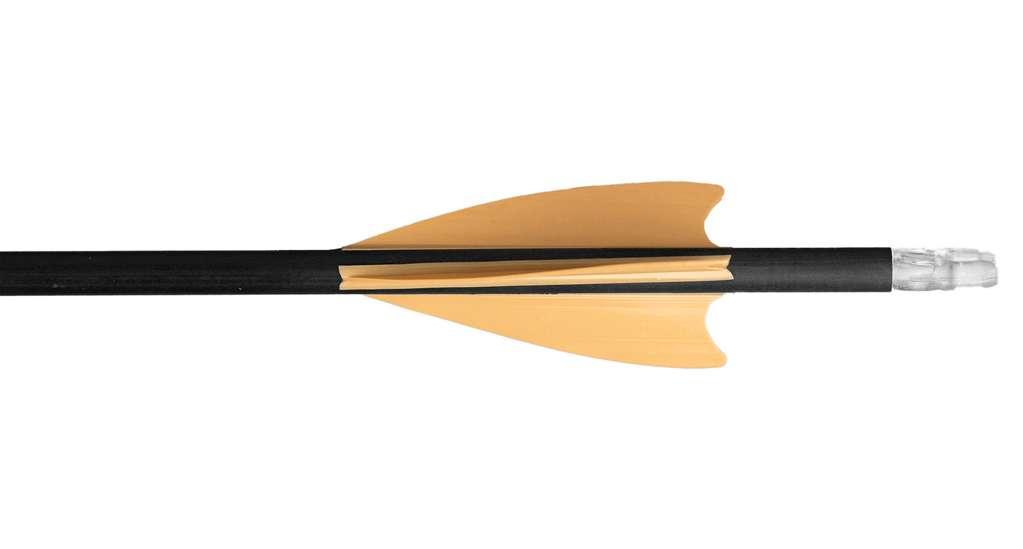 Tan TAC Vanes Matrix 1.75-Inch Low-Profile Arrow Fletching Vane for Hunting and Archery