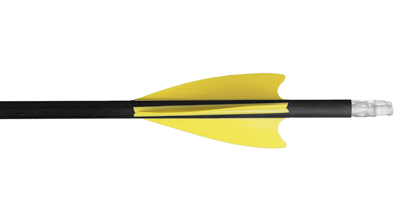 Yellow TAC Vanes Matrix 1.75-Inch Low-Profile Arrow Fletching Vane for Hunting and Archery