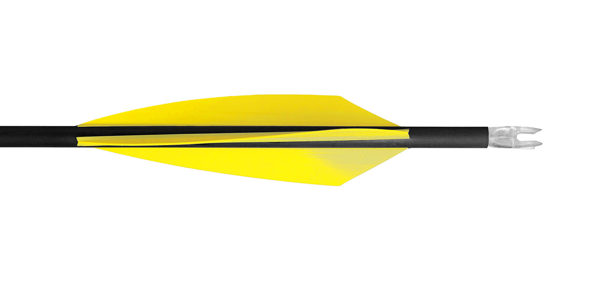 Yellow TAC Vanes Driver 3.75-Inch Arrow Fletching Vane for Precision Hunting and Archery