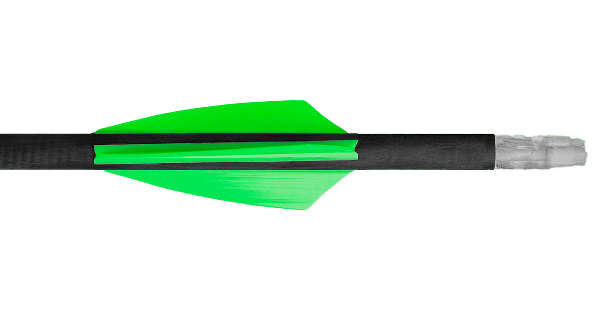 Green TAC Vanes Driver 2-Inch Arrow Fletching Vane for Precision Archery