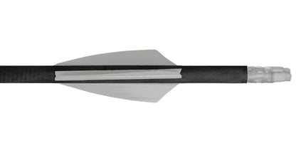 Gray TAC Vanes Driver 2.25-Inch Arrow Fletching Vane For Hunting And Target Arrows