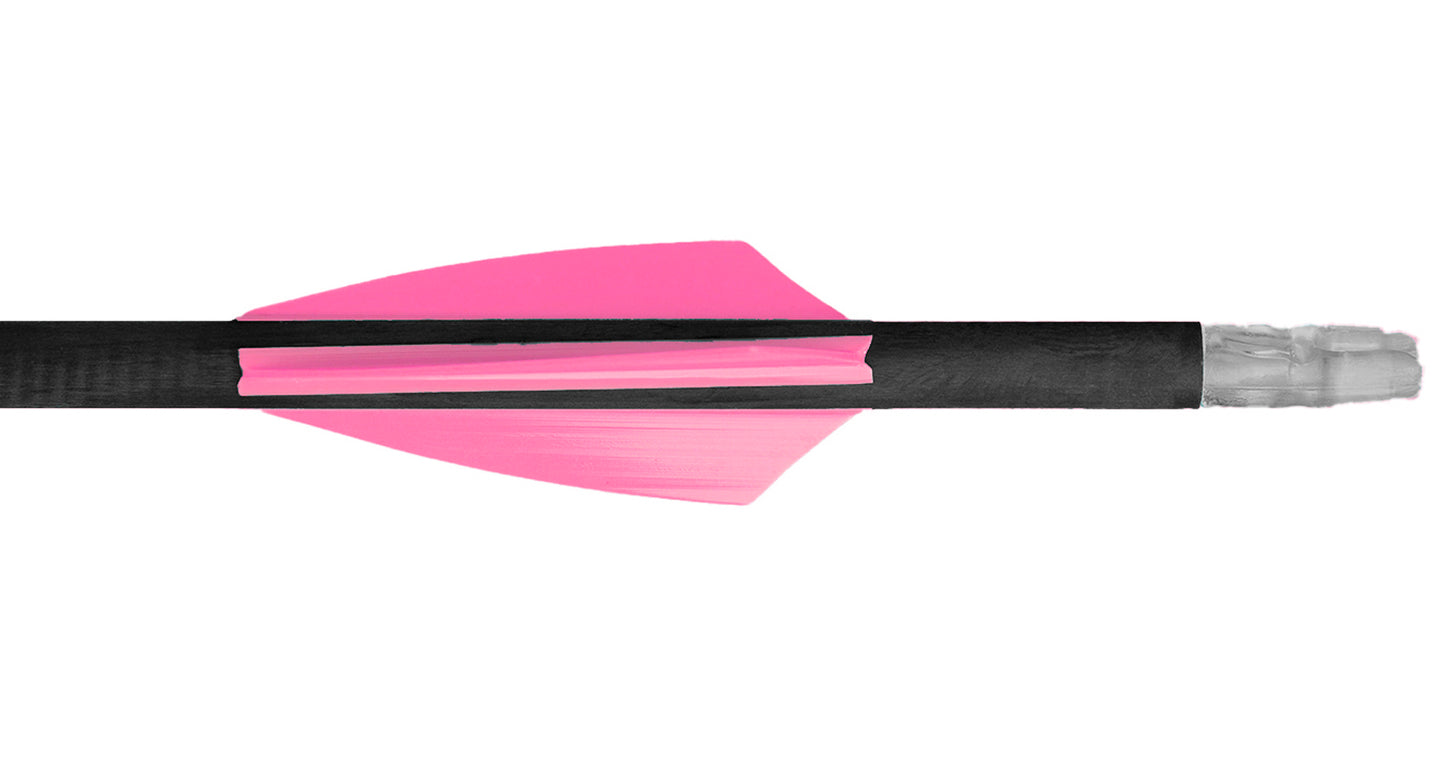 Pink TAC Vanes Driver 2.25-Inch Arrow Fletching Vane For Target And 3D Archery