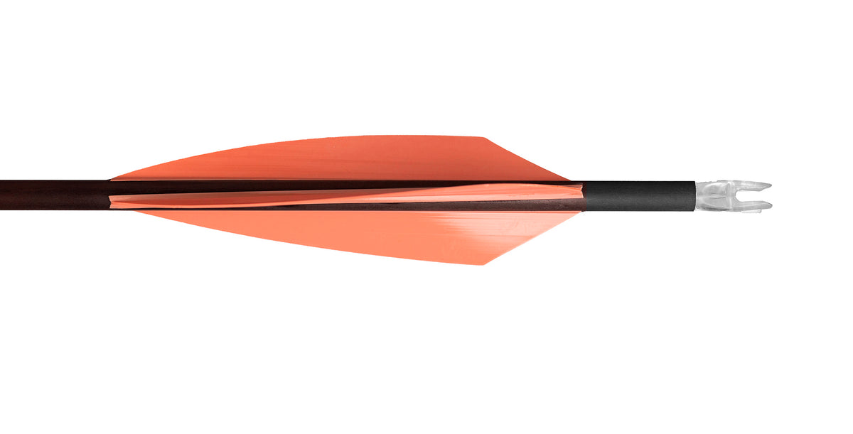 Orange TAC Vanes Driver 3.75-Inch Arrow Fletching Vane for Precision Hunting and Archery