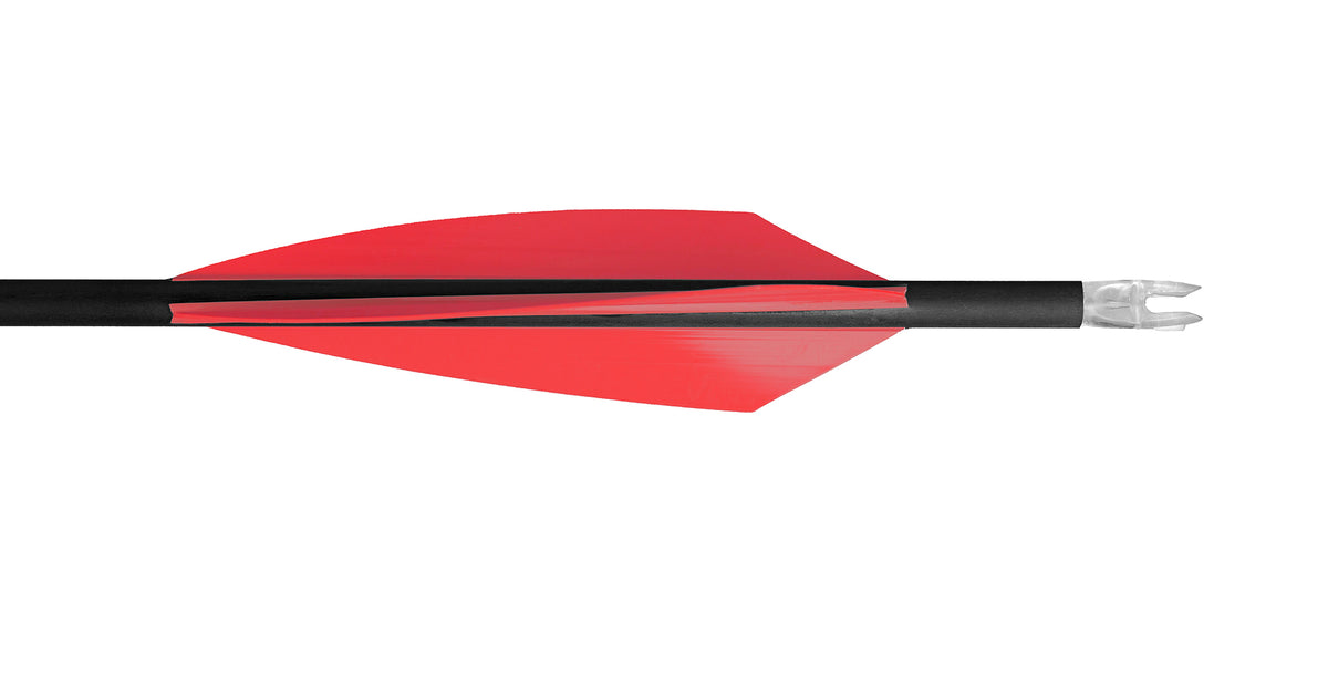 Red TAC Vanes Driver 3.75-Inch Arrow Fletching Vane for Precision Hunting and Archery